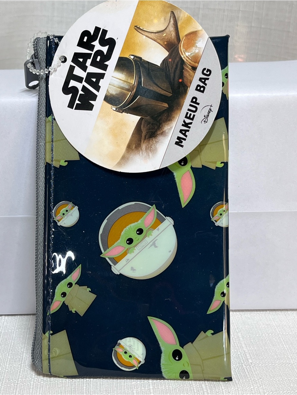 Disney Star Wars Mandalorian Grogu Baby Yoda mini zip pouch/ Bag NWT